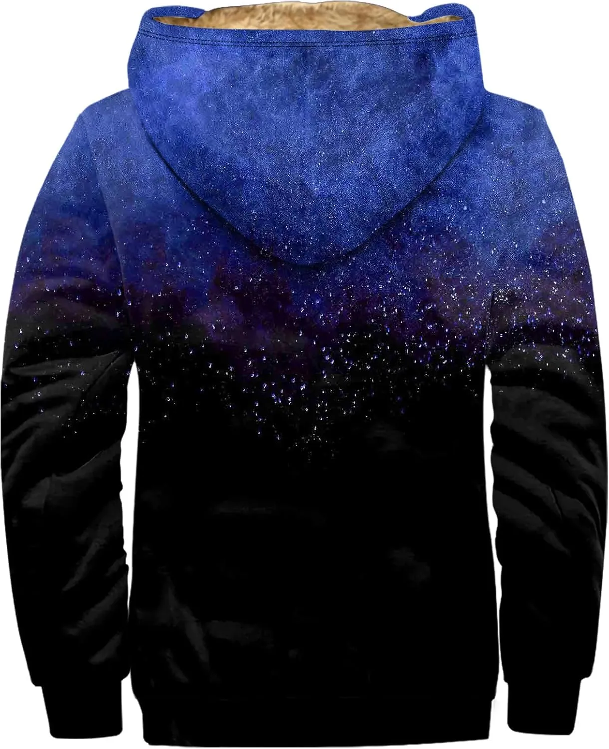 2024 Winter Jacket Men For Fashion Zip Up Hoodies Long Sleeve Thickened Vintage Padded Casual Coats