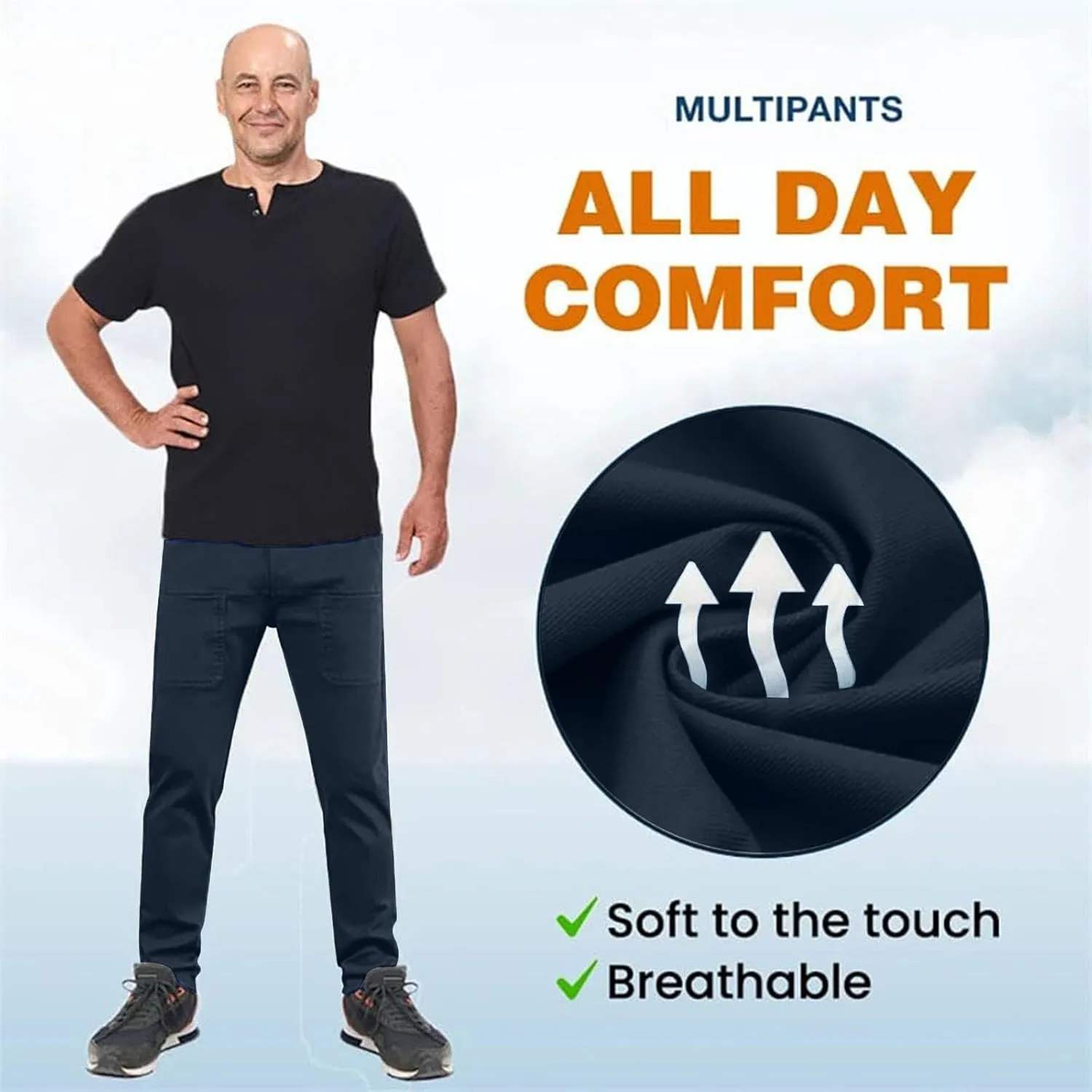 Acegents Cargo Pants High Stretch Multi-Pocket Durable Cargo Pants Multipants for Men Plus Size Pants Tactical Pants
