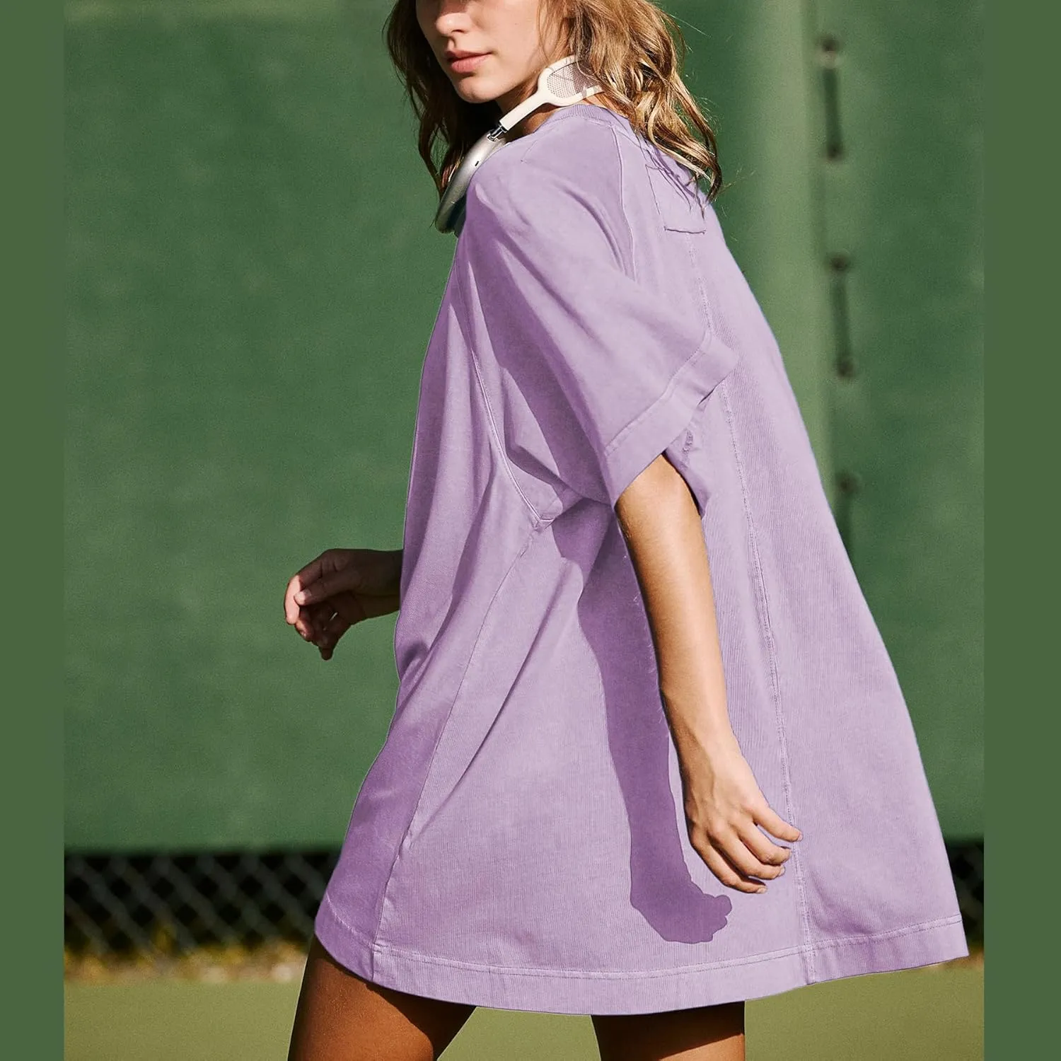 Ainangua Oversized Tshirts for Women Short Sleeve Shirt Tops Crewneck Basic Tees Summer Casual Blouses Trendy Outfits