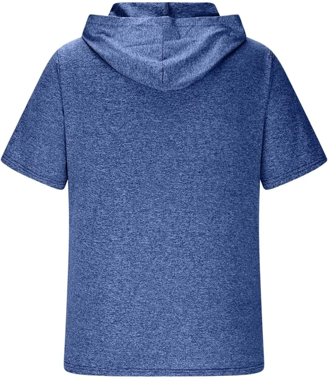 Athletic Hooded Shirts for Men Short Sleeve Workout Sun Protection Summer Hoodie Casual Running T Shirt Quick Dry Top