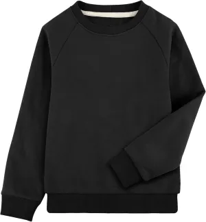 BIG ELEPHANT Boys Crewneck Sweatshirt Youth Fleece Sweatshirts Long Sleeve Basic Pullover Soft Warm Thin Fleece for Kids