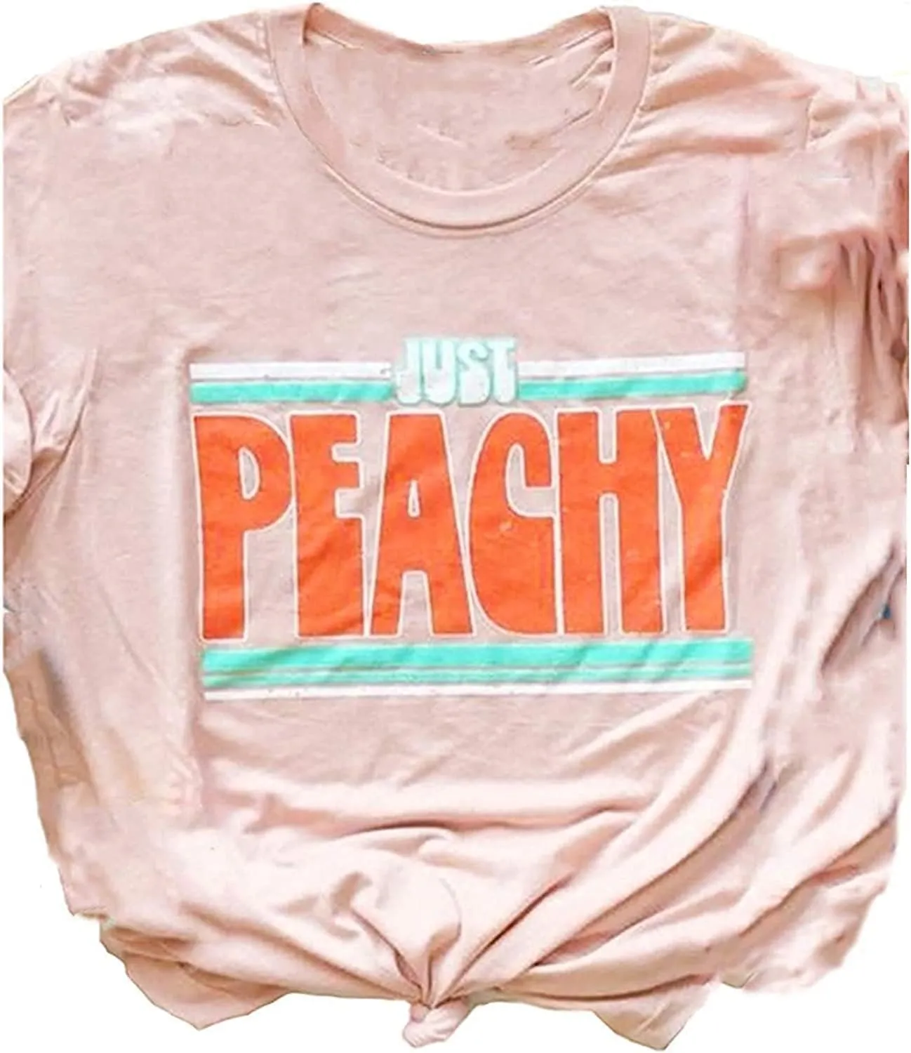 Bleached Just Peachy T Shirt Womens Vintage Country Music Graphic Tees
