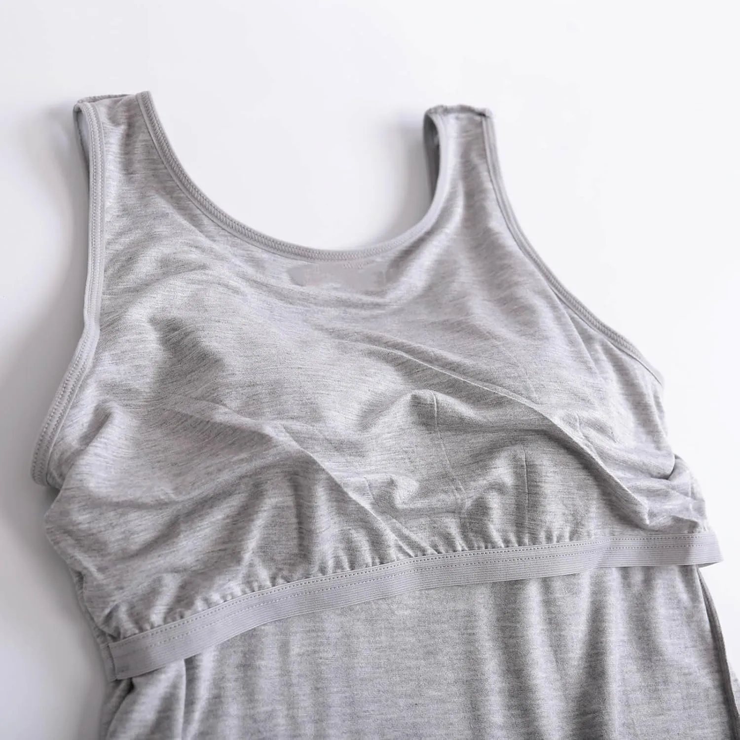 Classic Built-in-Bra Tank Tops for Women Stretchy Sleeveless Shirts Comfort Sleeveless Yoga Basic Tees Tanks