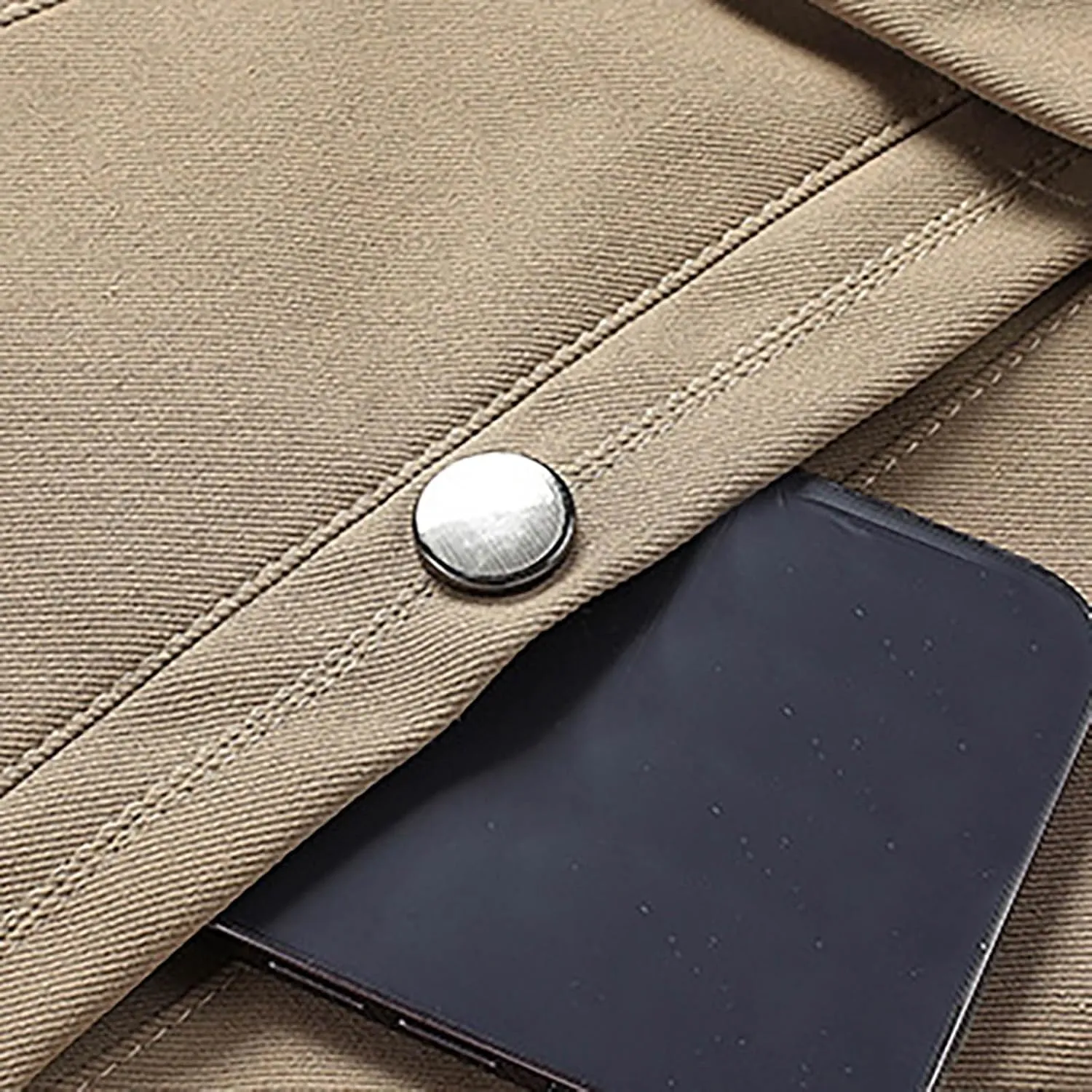 evzosrz Men's Corduroy Jackets Lapel Fleece Lined Sherpa Full Zip Casual Coats Windproof Thickened Warm Fashion Winter Coats