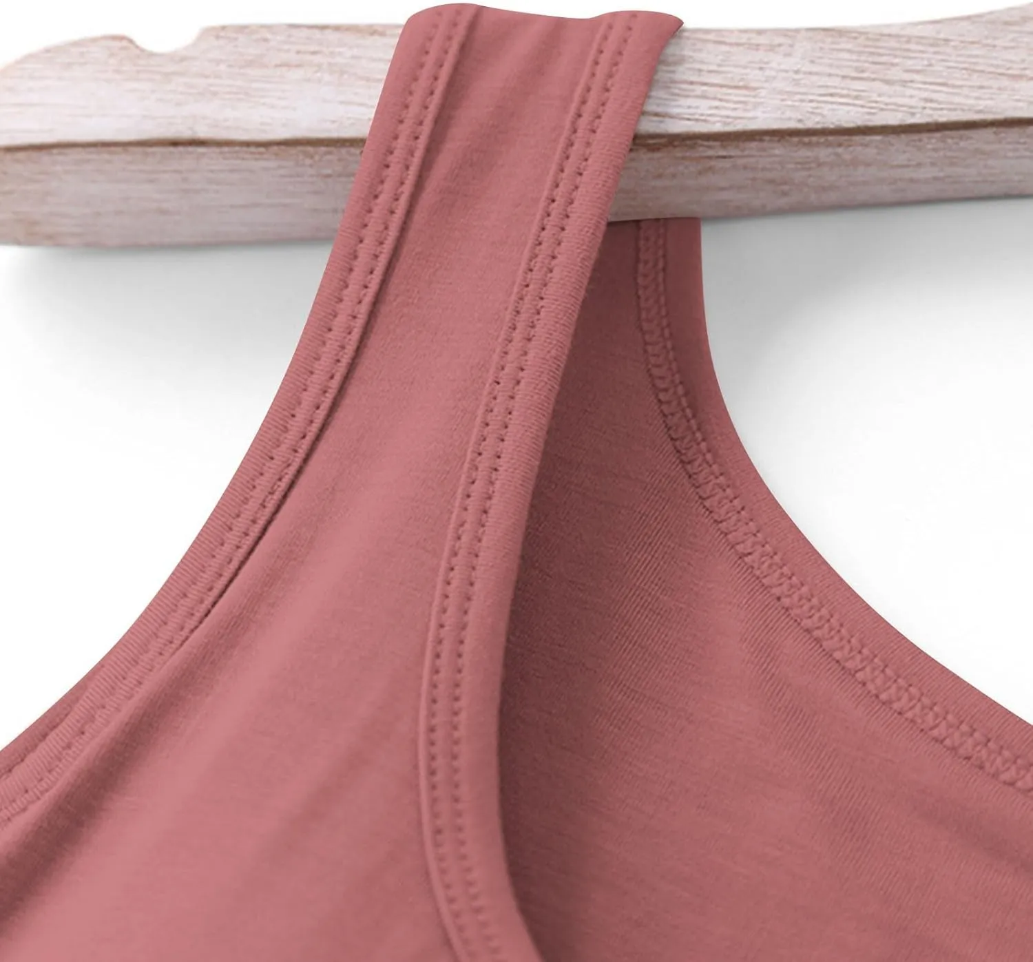 Fashion 2025 Built-in-Bra Tank Tops for Women Sleeveless Workout Yoga Undershirts Casual Comfy Basic Tees