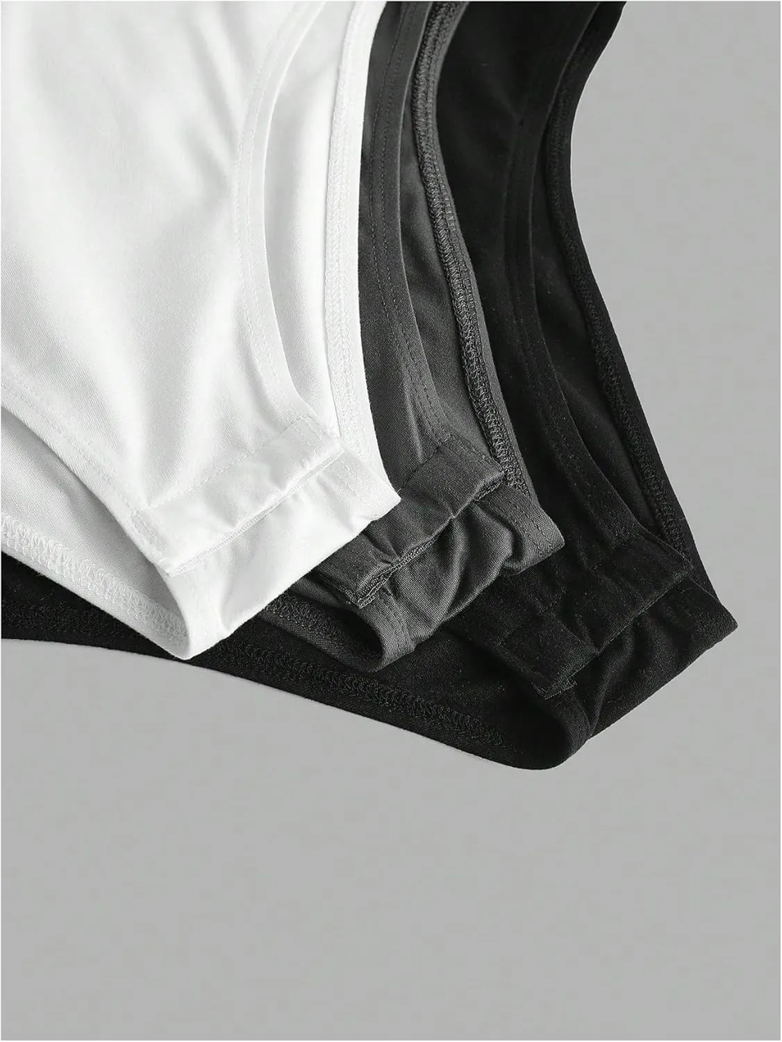 Girl's 3 Pack Square Neck Short Sleeve Bodysuit Tops Slim Fit Leotard Basic Tees Tops for Girls