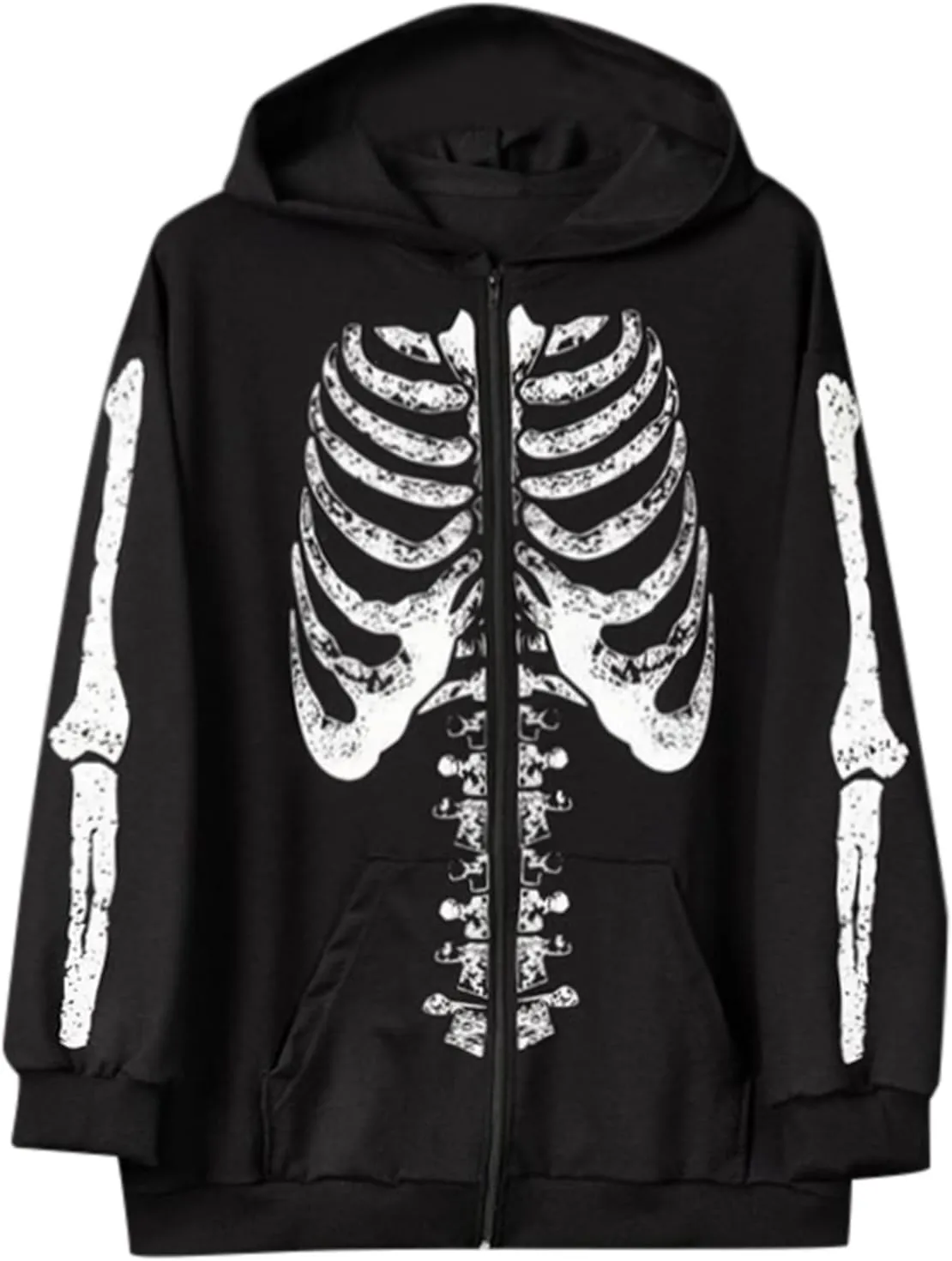 Hoodies for Teen Boy Mens Zip Up Hoodie Long Sleeve Fairy Grunge Oversized Jackets Trendy Athletic Y2K Pullover Sweatshirts with Pockets