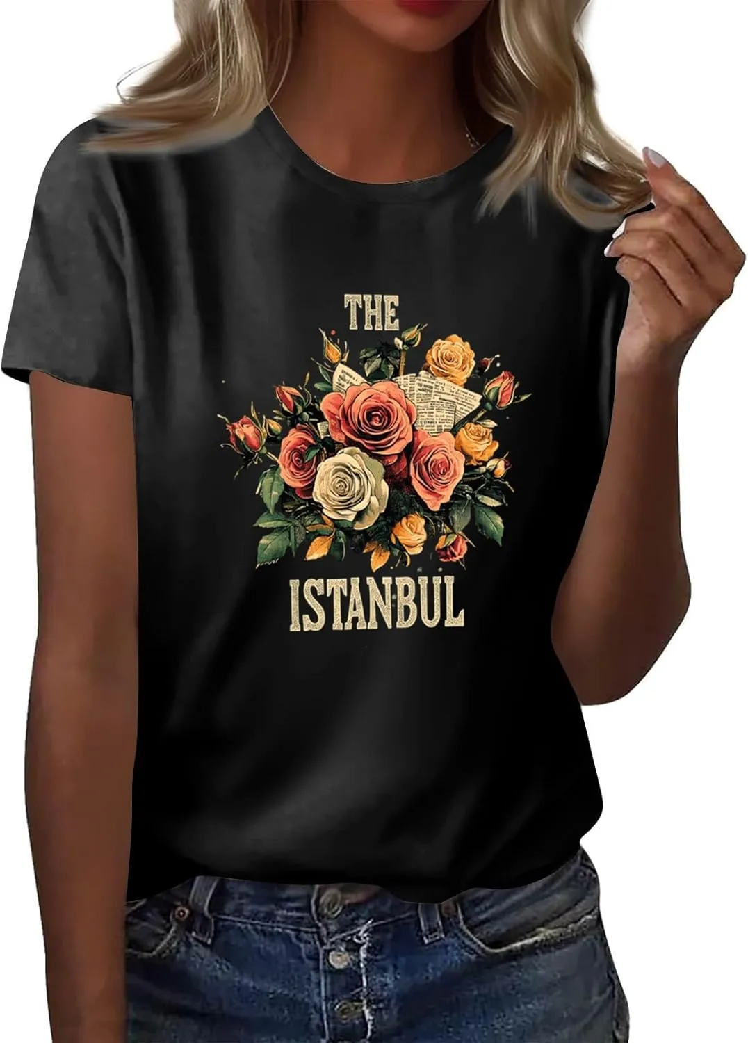 HTHLVMD Womens Graphic Tees Bee Day T Shirt Mama Graphic Tees for Women Short Sleeve T Shirts Summer Fashion Outfits
