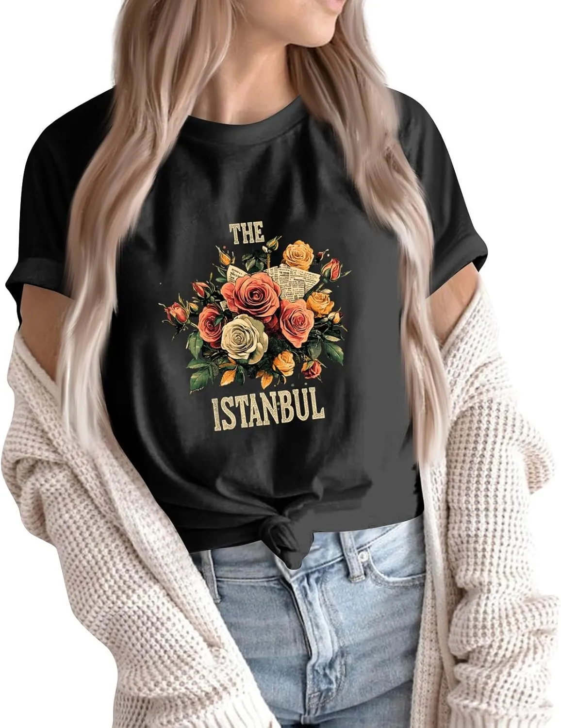 HTHLVMD Womens Graphic Tees Bee Day T Shirt Mama Graphic Tees for Women Short Sleeve T Shirts Summer Fashion Outfits