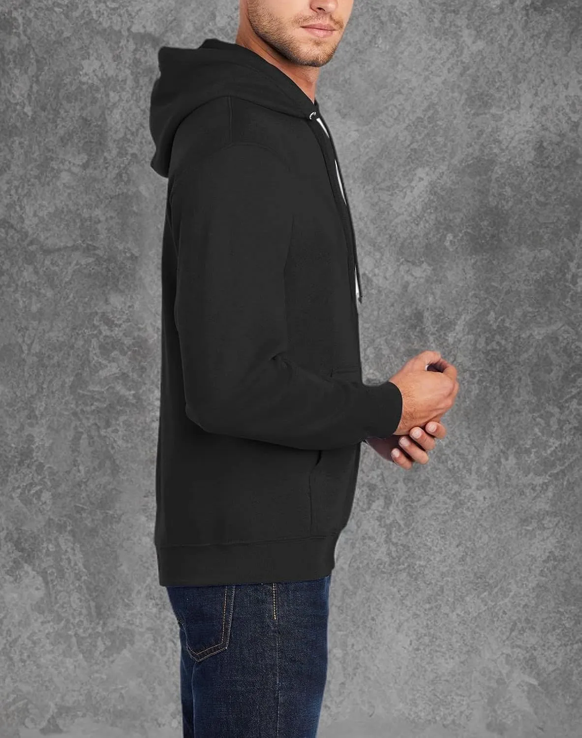 JustBlanks Fleece Mens Hoodie Mens Sweatshirt Hooded Soft Sweatshirts for Men Pullover Hoodie for Men Hoodies Pullover