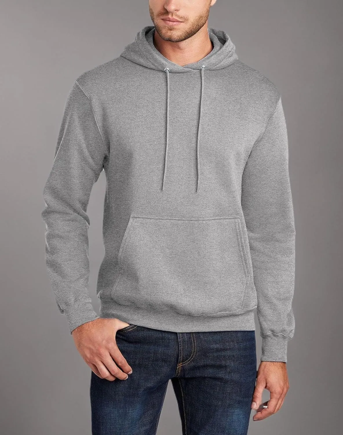 JustBlanks Fleece Mens Hoodie Mens Sweatshirt Hooded Soft Sweatshirts for Men Pullover Hoodie for Men Hoodies Pullover