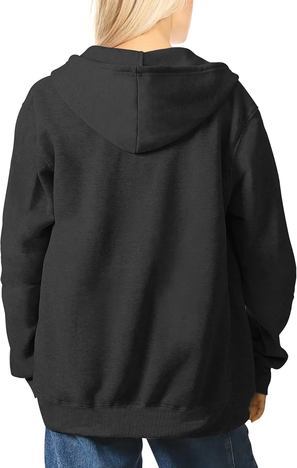 Light Weight Zip Pp Hoodie Womens Long Sleeve Oversized Sweaters Casual Fashion Jackets