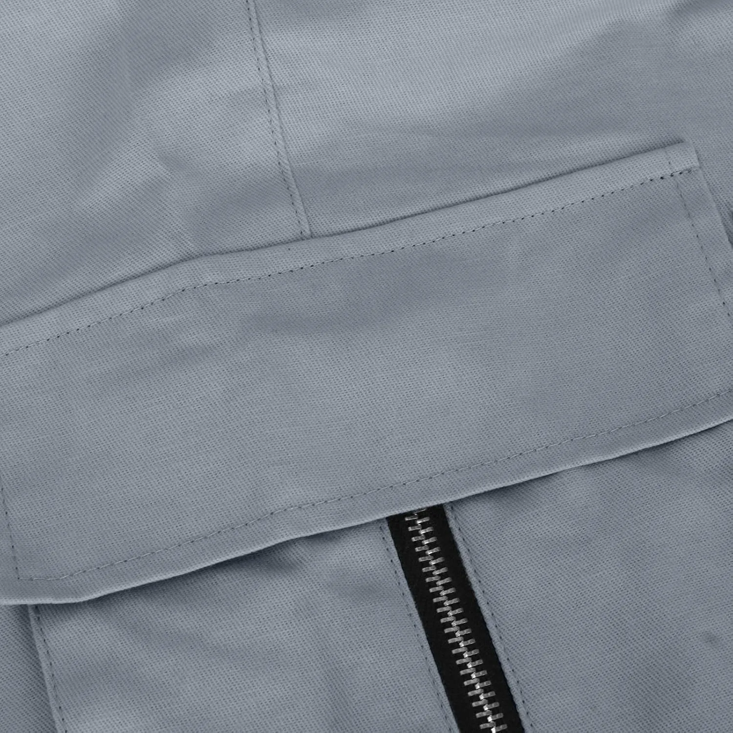 Men's Casual Cargo Pants Fashion Zipper Multi-Pockets Joggers Athletic Pants Straight Leg Sweatpants Hiking Trousers