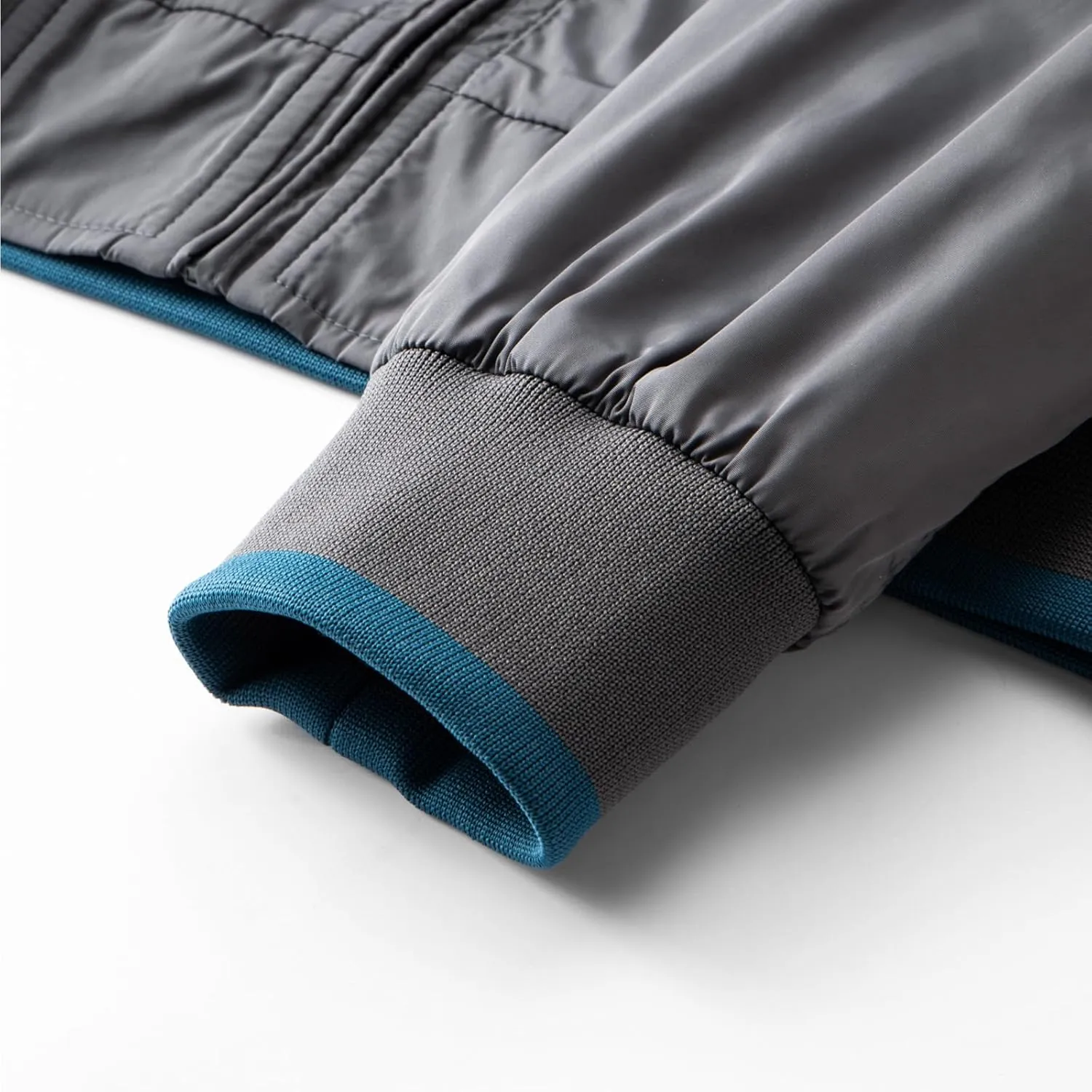 Mens Casual Waterproof Jacket Removable Hooded Long Sleeve Outerwear Windproof Full Zip Up with Zipper Pockets
