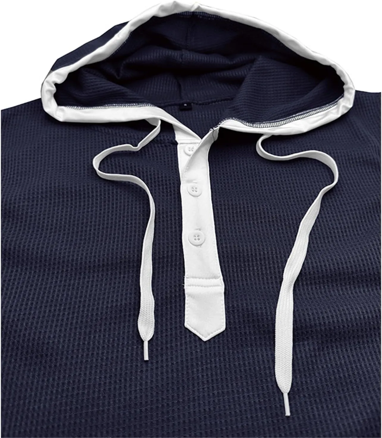 Men's Compression Shirts Trendy V Neck Hooded Pullover Tops Sleeveless Slim Fit Sweatshirt Bodybuilding Gym Tee Solid