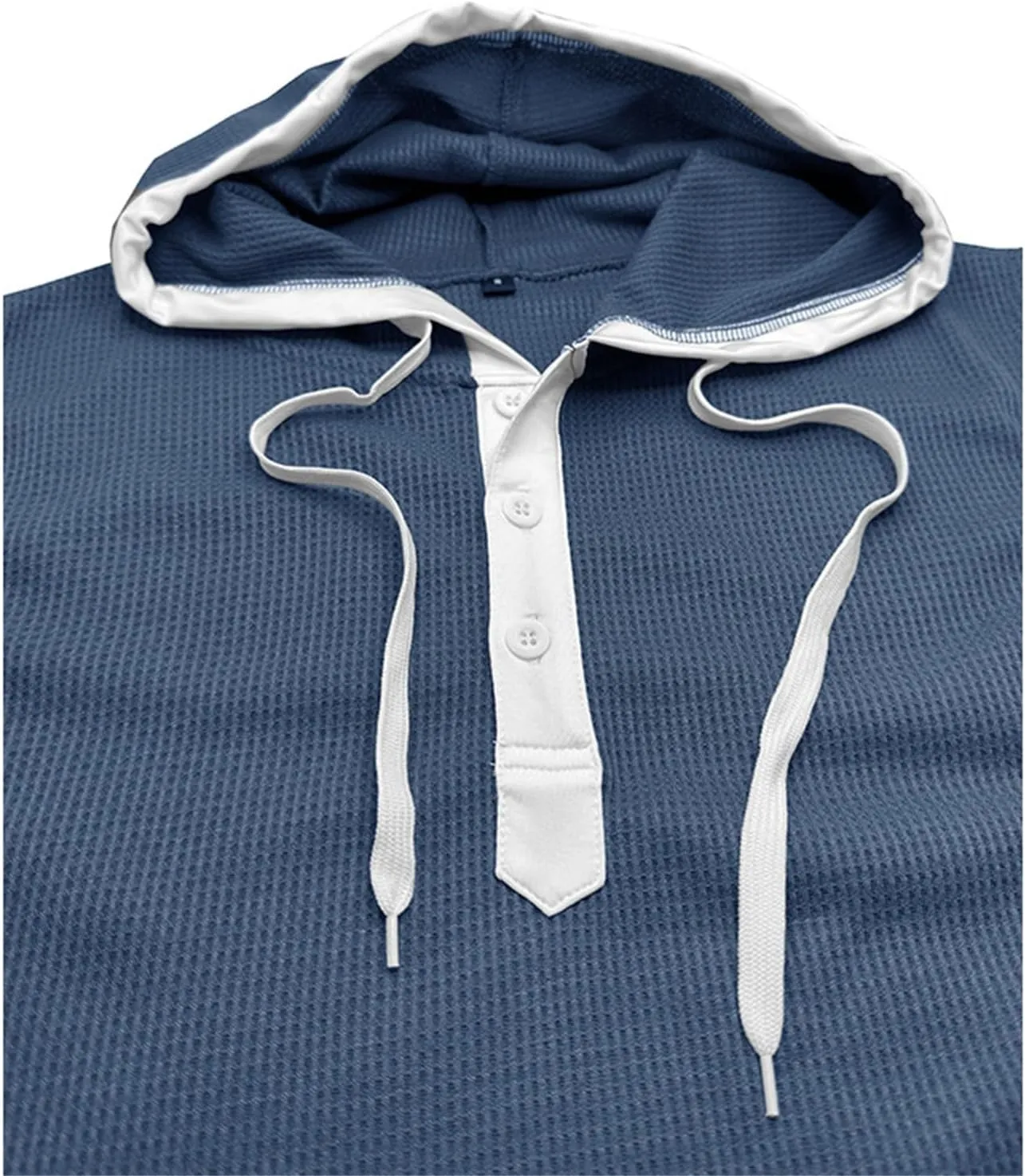 Men's Compression Shirts Trendy V Neck Hooded Pullover Tops Sleeveless Slim Fit Sweatshirt Bodybuilding Gym Tee Solid