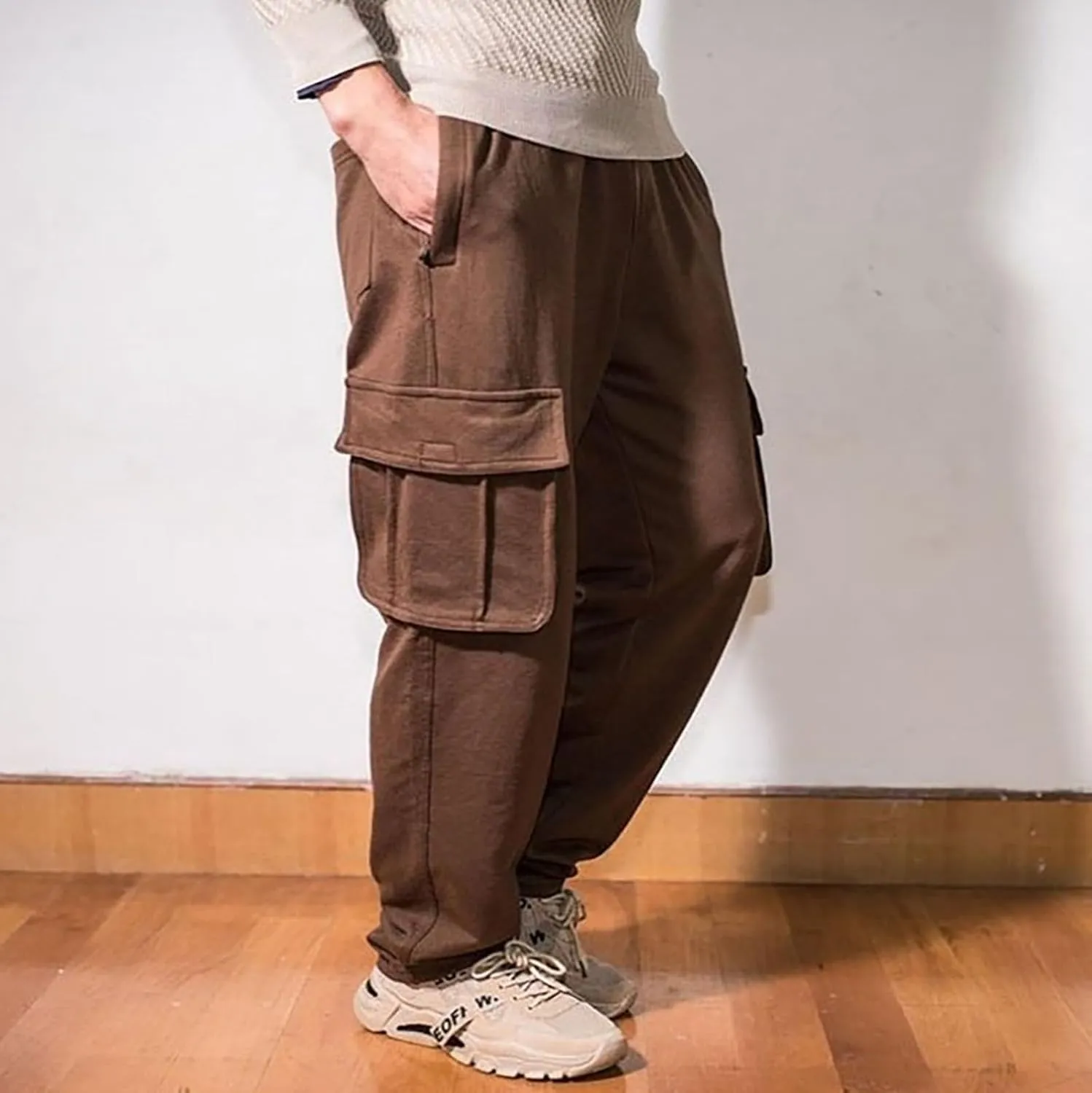 Men's Cotton Yoga Sweatpants Athletic Lounge Pants Comfort Small Leg Casual Pants Casual Sweatpants for Gym Pants