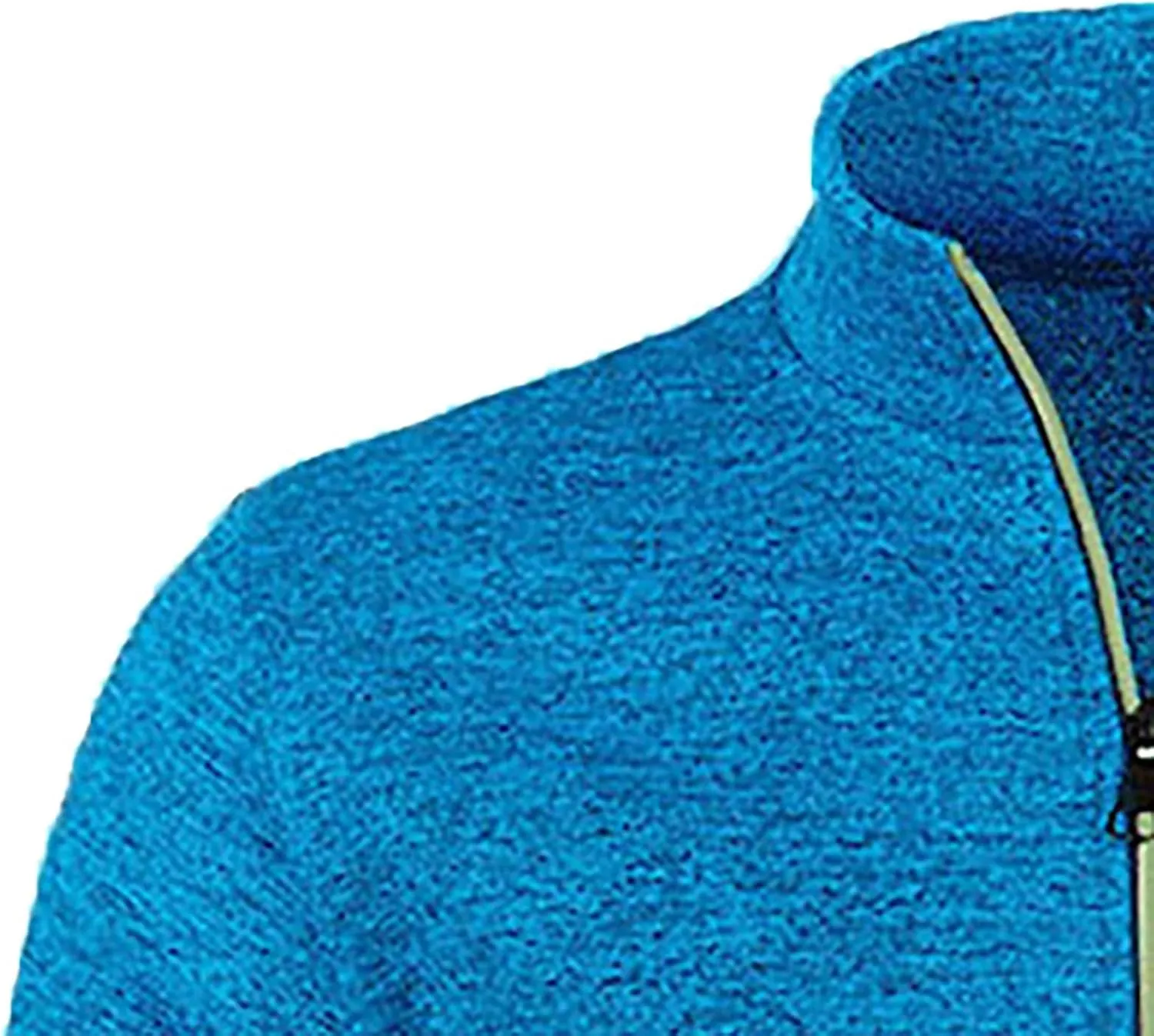 Men's Fleece Full Zip Jacket Slim Fit Lightweight Stand Collar Jackets Patterned Soft Warm Casual Coats with Pockets