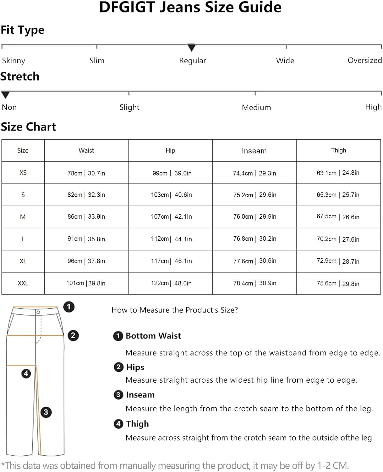 Men's Lightweight Straight Jeans Regular Fit Jean Summer Spring Vintage Denim Pants