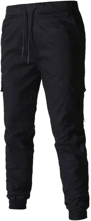 Mens Punk Pants Slim Fit Cargo Pants for Men Plus Size Cargo Pants Men Winter Sweat Pants Men School Pants Men
