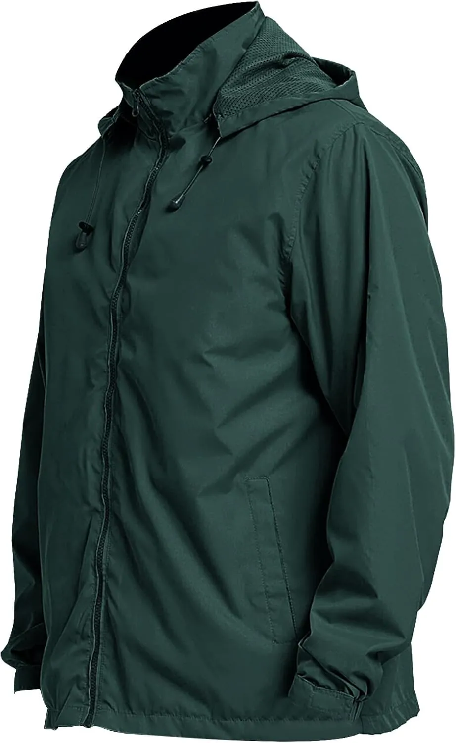 Mens Rain Jacket Lightweight Windbreaker Waterproof Raincoat Hooded Casual Coats for Hiking Travel Outdoor Packable