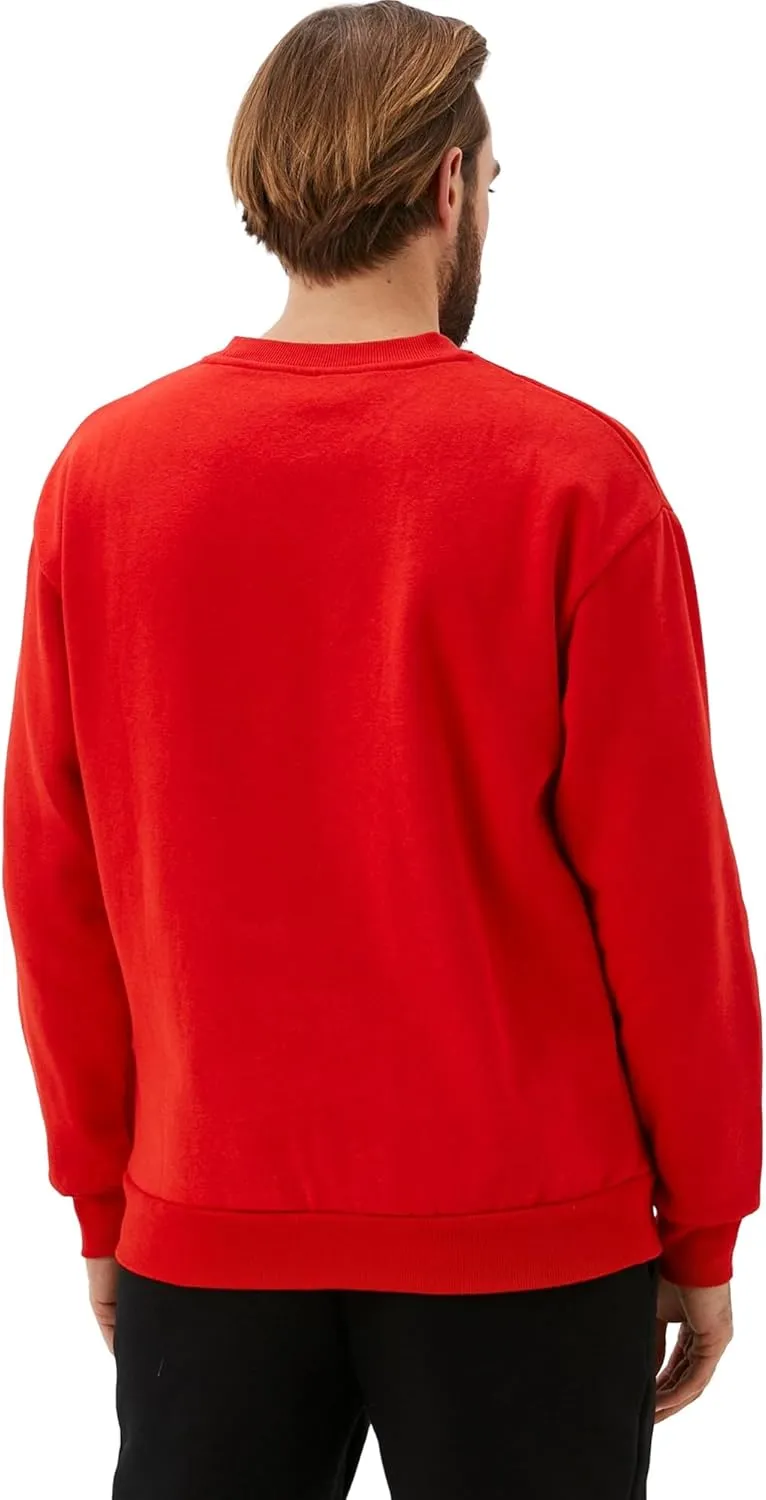 Men's Soft Crewneck Sweatshirt Breathable Crew Neck Pullover Outdoor Athletic Long Sleeve Sweatshirts