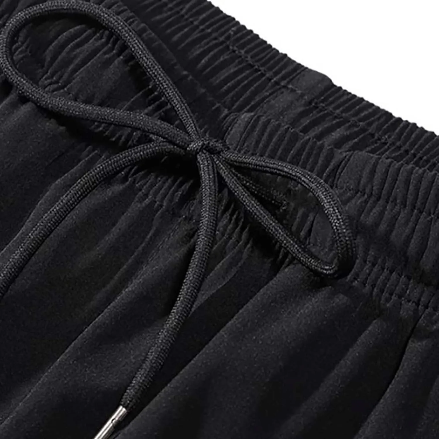 Mens Sweatpants Joggers Quick Dry Hiking Pants Lightweight Breathable Drawstring Straight Leg Casual Pant with Pocket