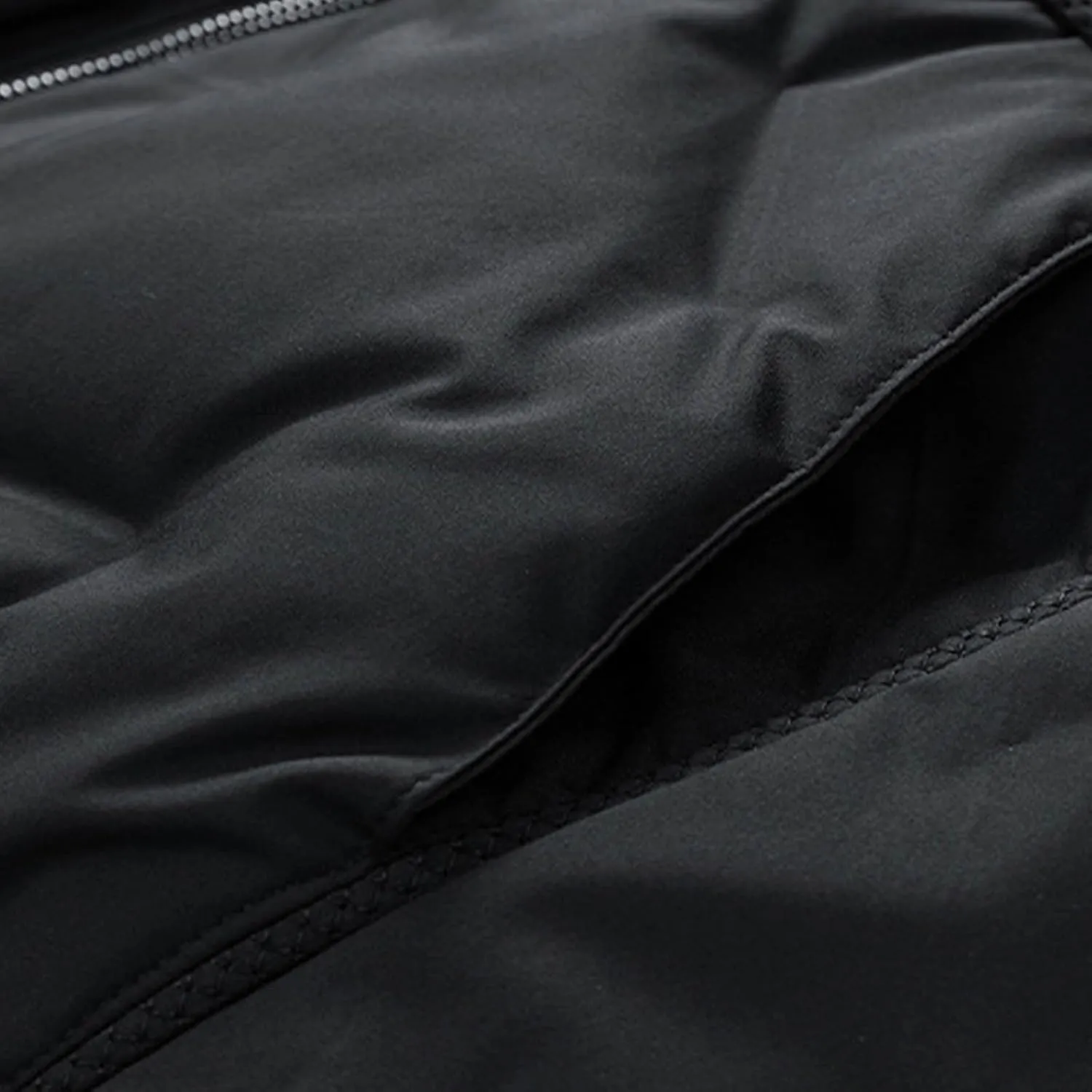 Mens Varsity Bomber Jackets, Windproof Padded Warm Winter Sportswear, Full Zip Casual Coats with Streetwear