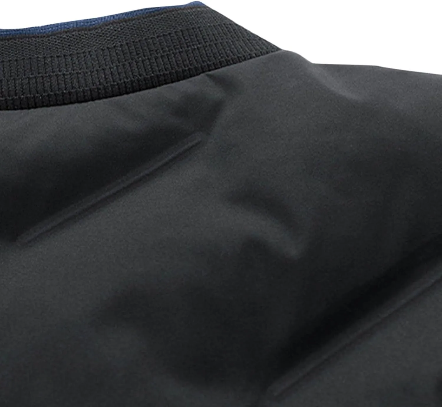 Mens Varsity Bomber Jackets, Windproof Padded Warm Winter Sportswear, Full Zip Casual Coats with Streetwear