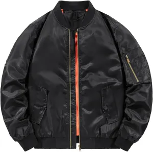 Men'S Vintage Softshell Bomber Jacket Fleece Lined Tactical Zip Up Jacket Lightweight Fall Winter Windbreaker