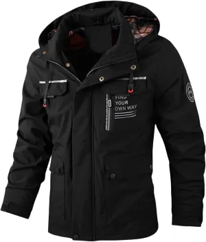 Men's Winter Coats Military Tactical Jacket Fleece Lined Parka Cargo Jacket Heavy Parka Insulated Hooded Work Jackets