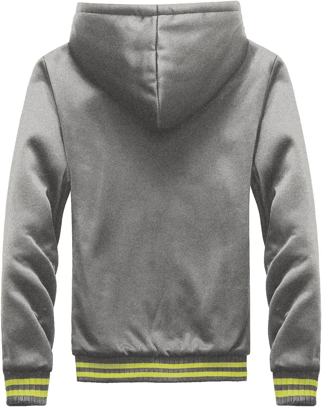 Men's Winter Full Zip Pullover Fleece Hoodie Jackets Thick Wool Sherpa Lined Fleece Hoodie Jackets Comfortable Sweatshirt