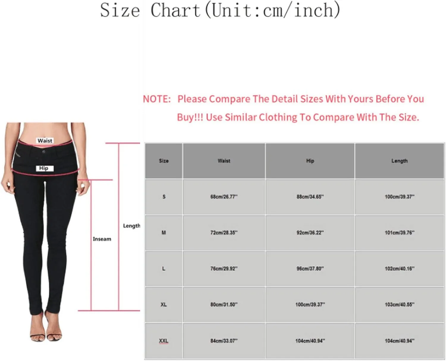 Miyaomn Classic Denim Pencil Pants for Women Slim Fit Stretchy High Waisted Straight Leg Jeans Pull-On Work Trousers Pockets