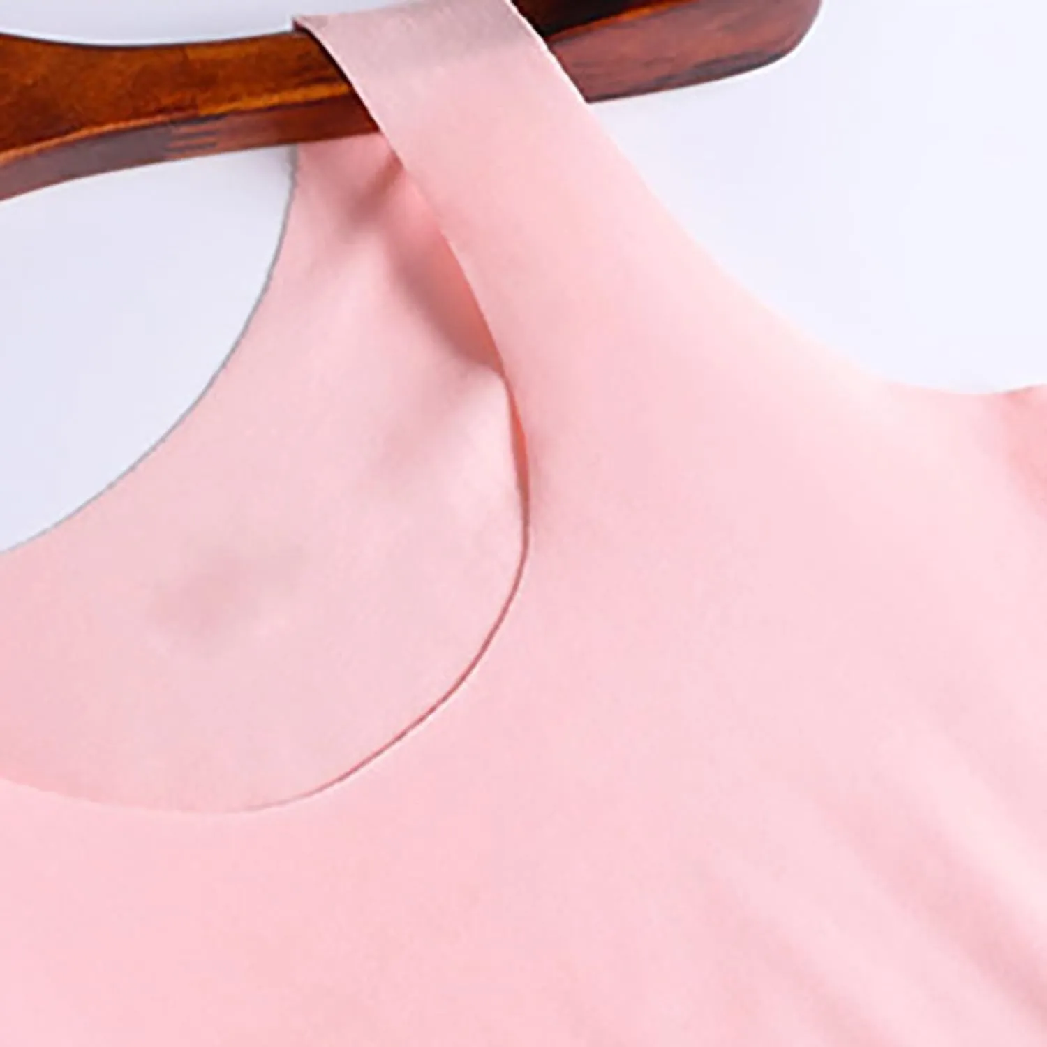 Miyaomn Workout Tank Top for Women Double Lined U Neck Sleeveless Padded Basic Crop Tops Athletic Camisoles with Built in Bra
