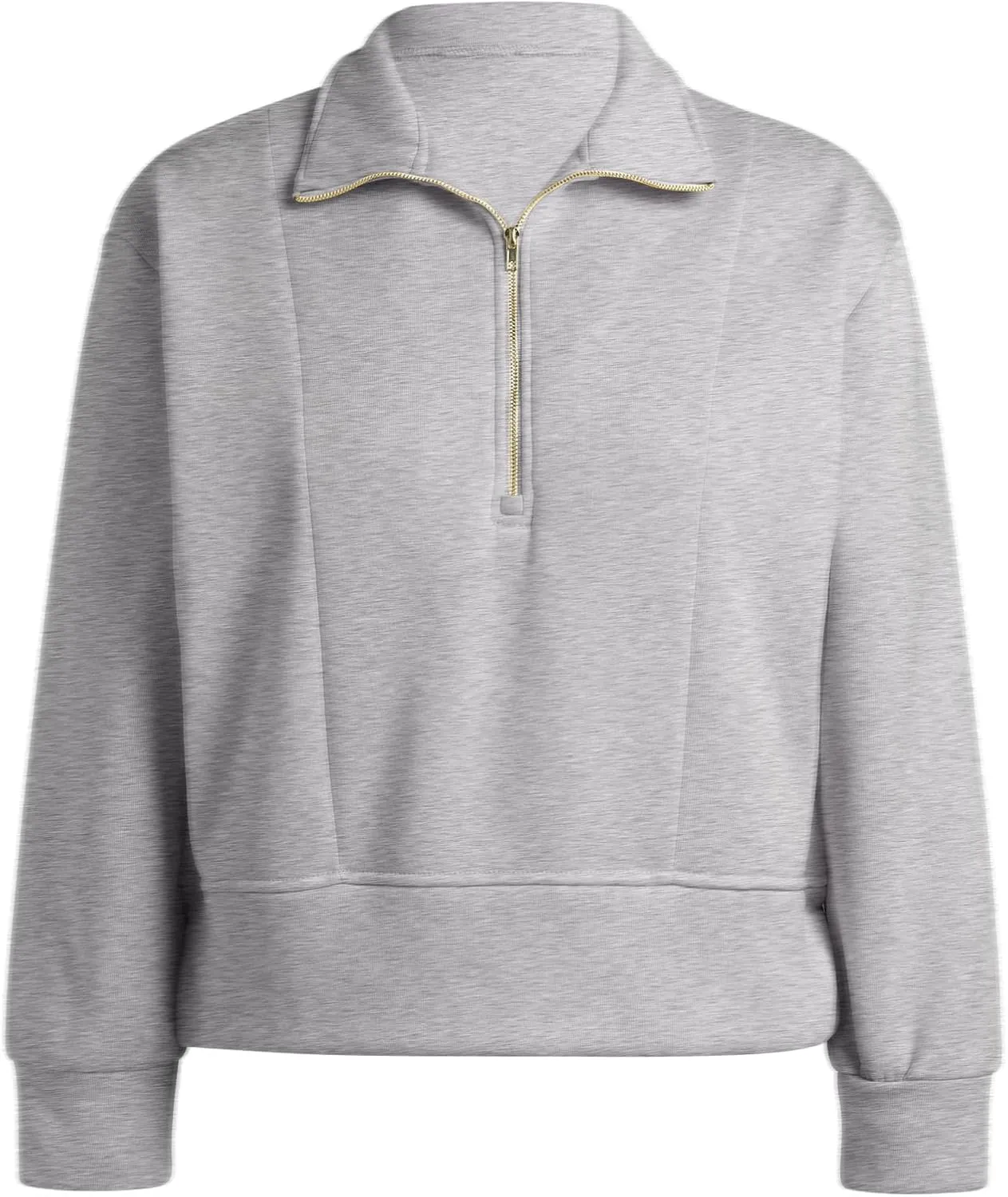 OBEEII Half Zip Sweatshirts for Women, Quarter Zip Long Sleeve Hoodies Sweaters Fleece Pullover Top Fall Winter Clothes