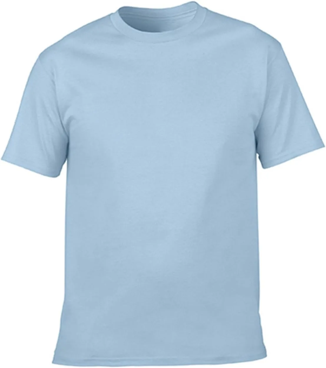 Oplxuo Women's Short Sleeve Crewneck Cotton Tops Casual Summer T Shirts Solid Color Ladies Basic Tees