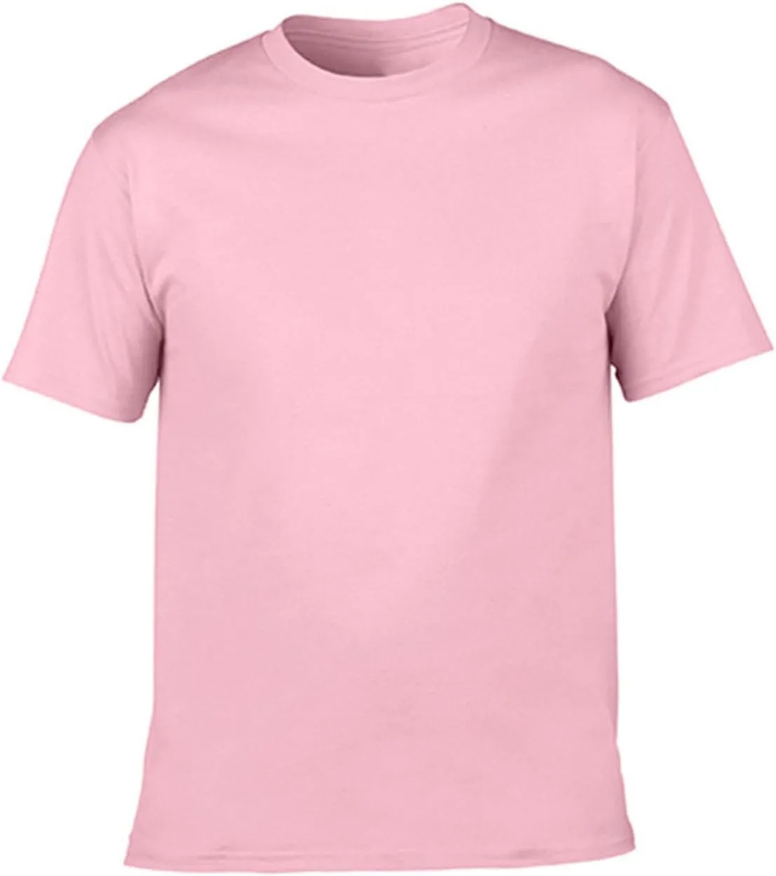 Oplxuo Women's Short Sleeve Crewneck Cotton Tops Casual Summer T Shirts Solid Color Ladies Basic Tees
