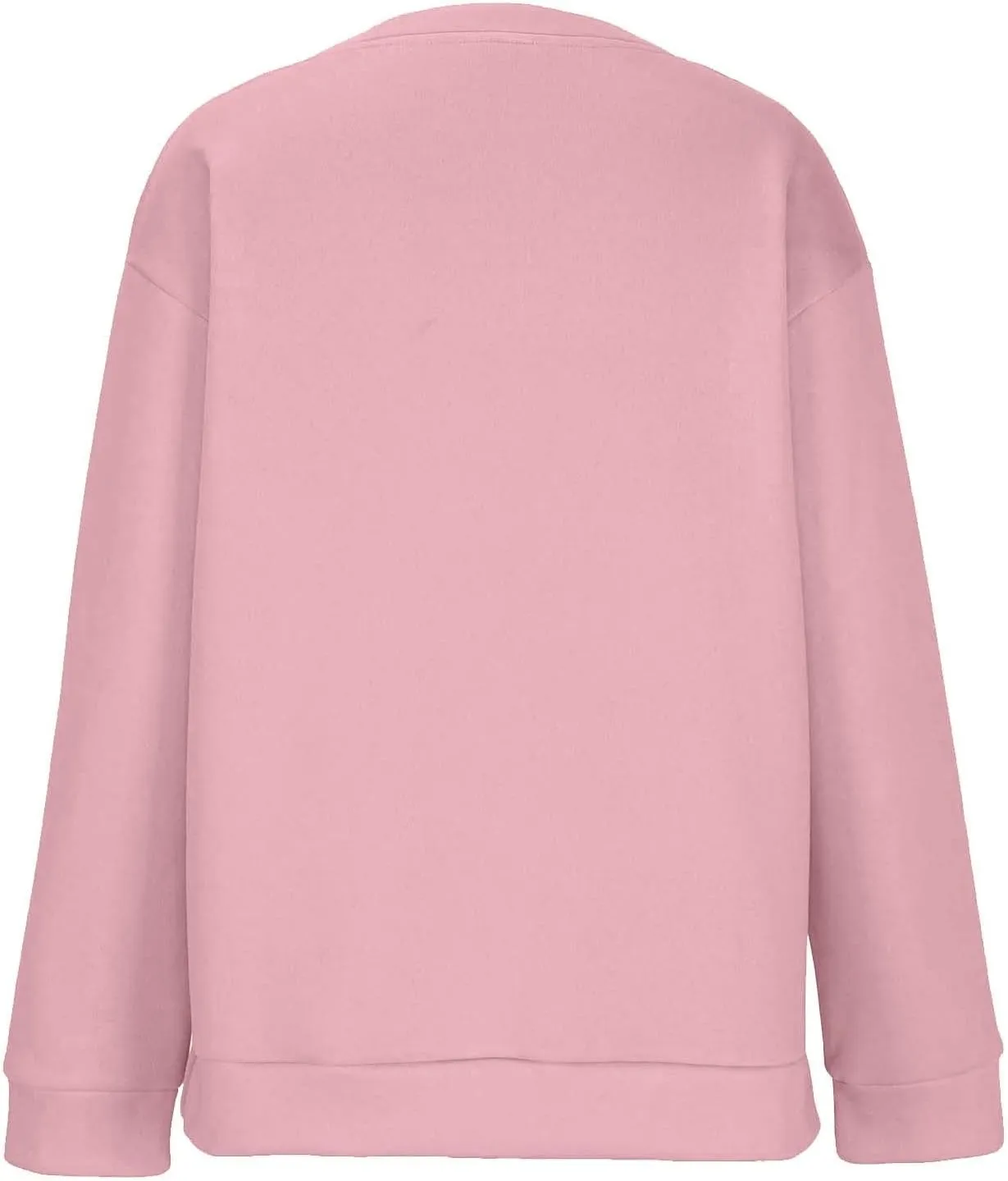 Oversized Crewneck Sweatshirt Women Side Slit Long Sleeve Fleece Pullover Tops Soft Cozy Plain Hoodie Preppy Clothes