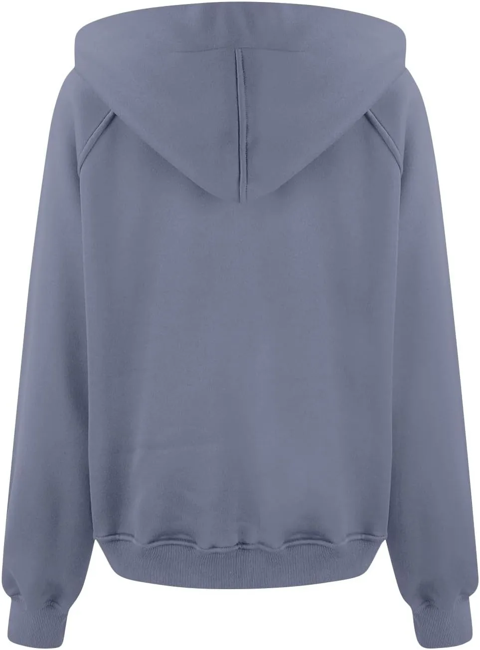 Oversized Hoodie Women Fleece Lined Thumb Hole Cropped Half Zip Sweatshirt Drop Shoulder Long Sleeve Going Out Tops