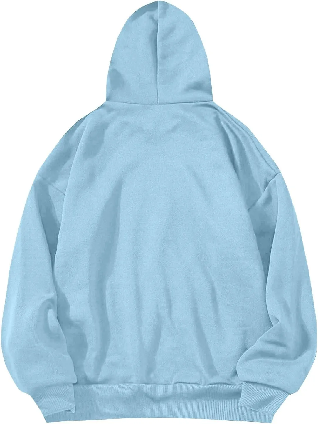 Oversized Hoodies for Women Trendy 2024 Fall Hooded Sweatshirt Drawstring Fleece Pullover Hoodie Cute Preppy Clothes