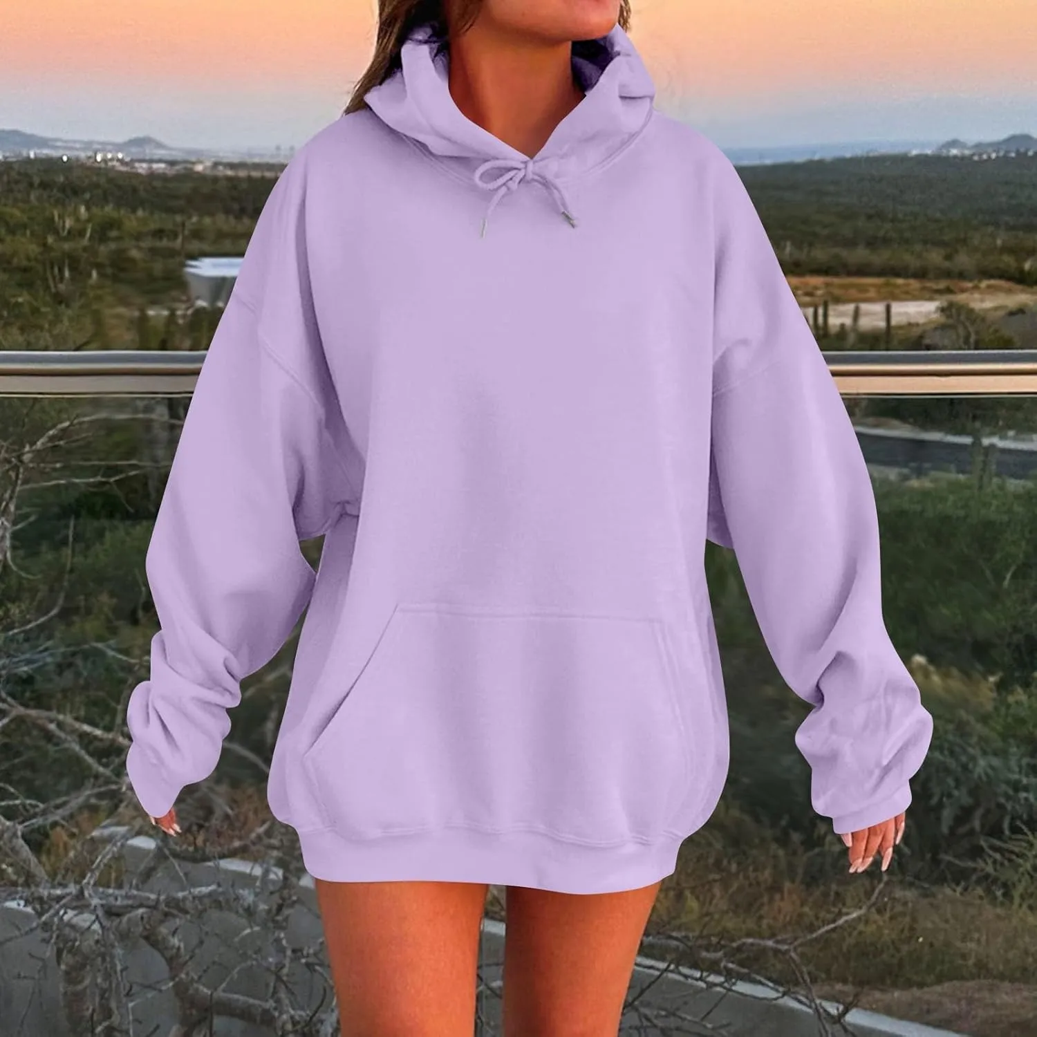 Plus Size Hoodies for Women Oversized Comfy Fleece Sweatshirts Casual Hooded Pullover Sweaters Long Sweatshirts