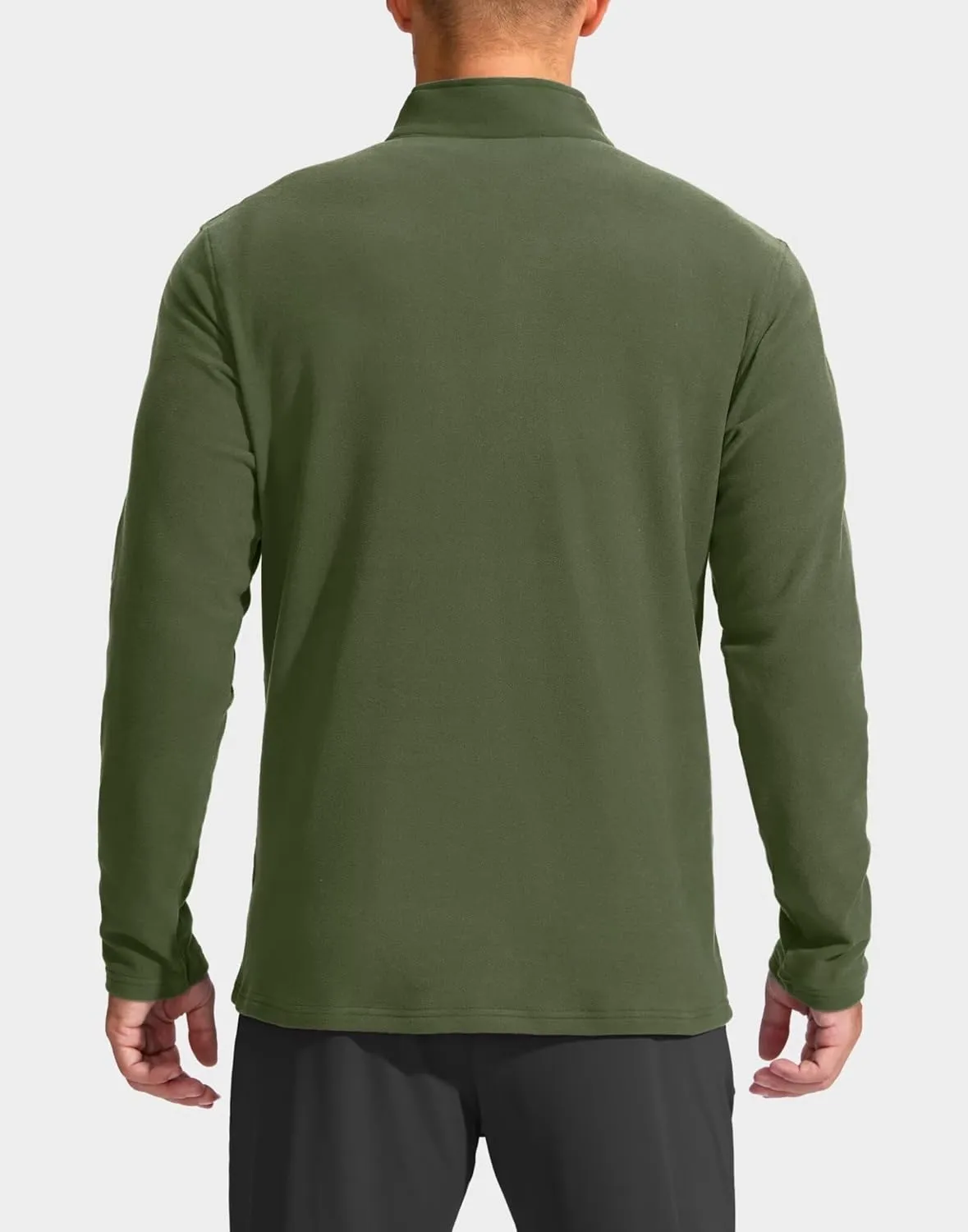 Pudolla Men's 1/4 Zip Pullover Sweatshirts Fleece Warm Soft Sweatshirts with Pockets for Running Athletic Workout Golf