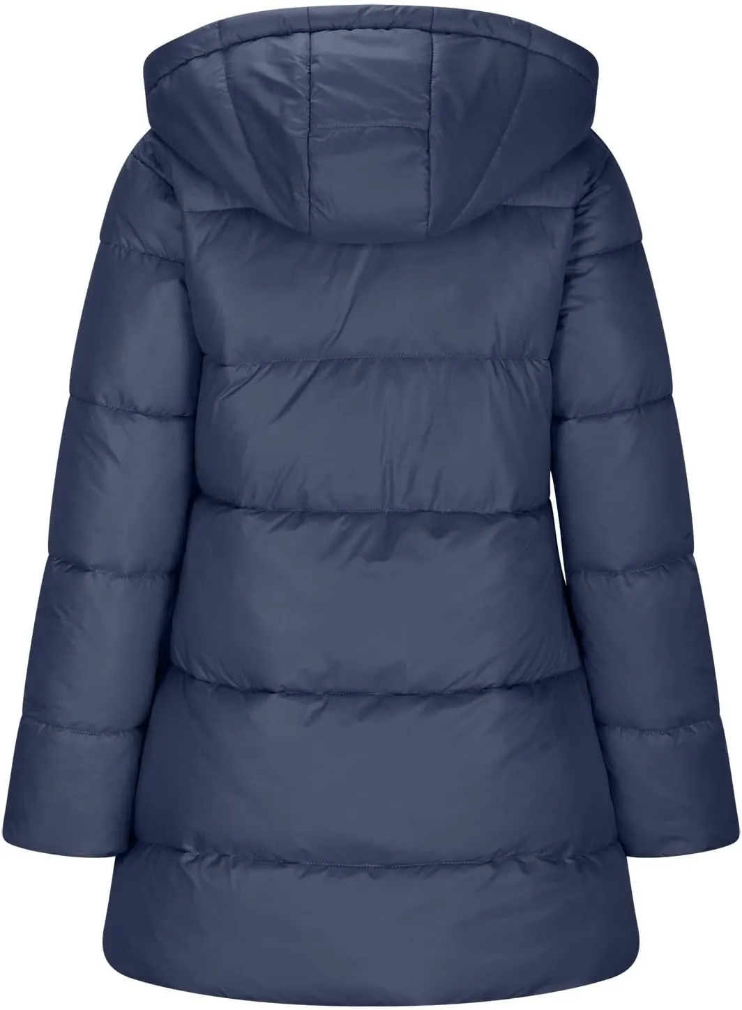 Puffer Jacket Womens Fleece Lined Thicken Parka Button Down Cotton Warm Fashion Casual Coats 2024 Outfits with Pockets