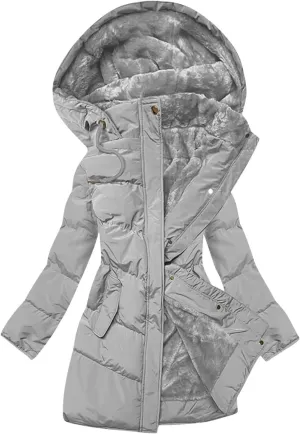 Puffer Jacket Womens Fleece Lined Thicken Parka Button Down Cotton Warm Fashion Casual Coats 2024 Outfits with Pockets