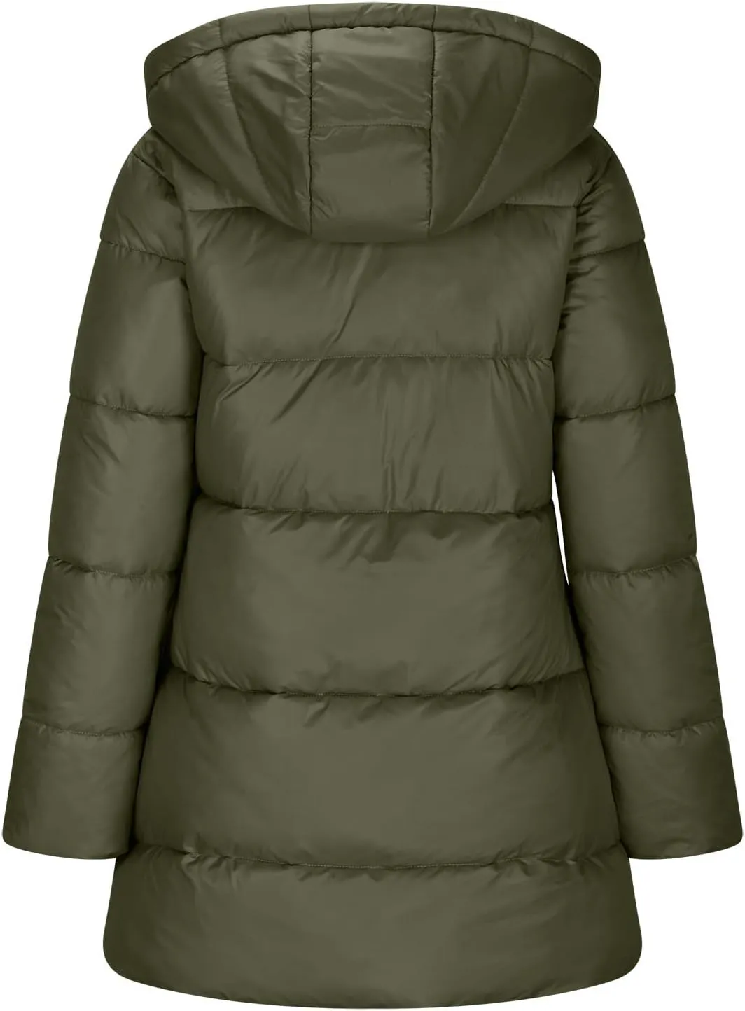 Puffer Jacket Womens Fleece Lined Thicken Parka Button Down Cotton Warm Fashion Casual Coats 2024 Outfits with Pockets
