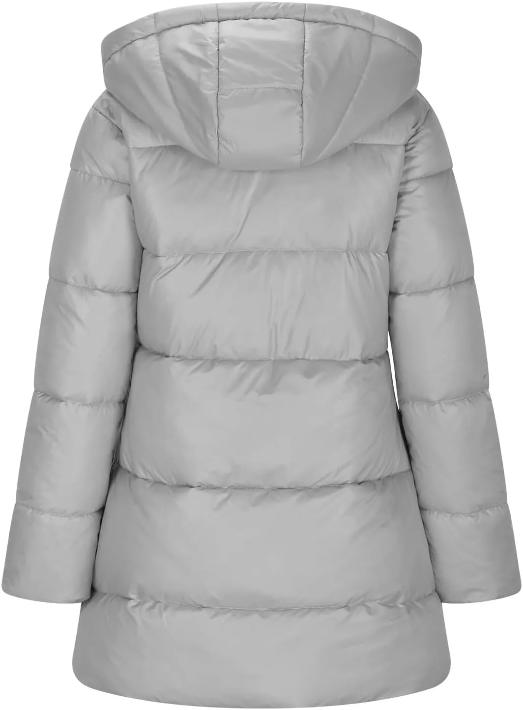 Puffer Jacket Womens Fleece Lined Thicken Parka Button Down Cotton Warm Fashion Casual Coats 2024 Outfits with Pockets