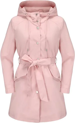 Rain Jacket Women Lightweight Waterproof Raincoat Hooded Windbreaker Waterproof Jackets with Pockets 2024