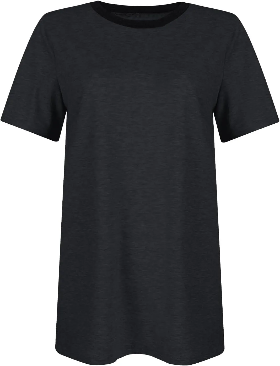 Short Sleeve Shirts for Women Casual Crewneck Summer Tops Oversized T Shirts Trendy Cotton Tshirts Basic Tees