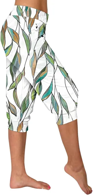 TANGNADE Women's Summer Capri Sweatpants Joggers Casual Sports Cropped Lounge Pants High Waisted Athletic with Pockets