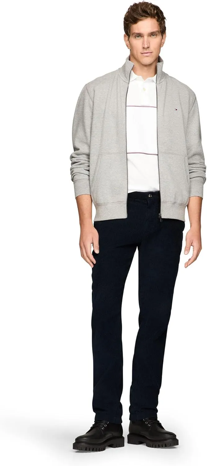Tommy Hilfiger Men's Medium Weight Fleece Full Zip Up Sweatshirt